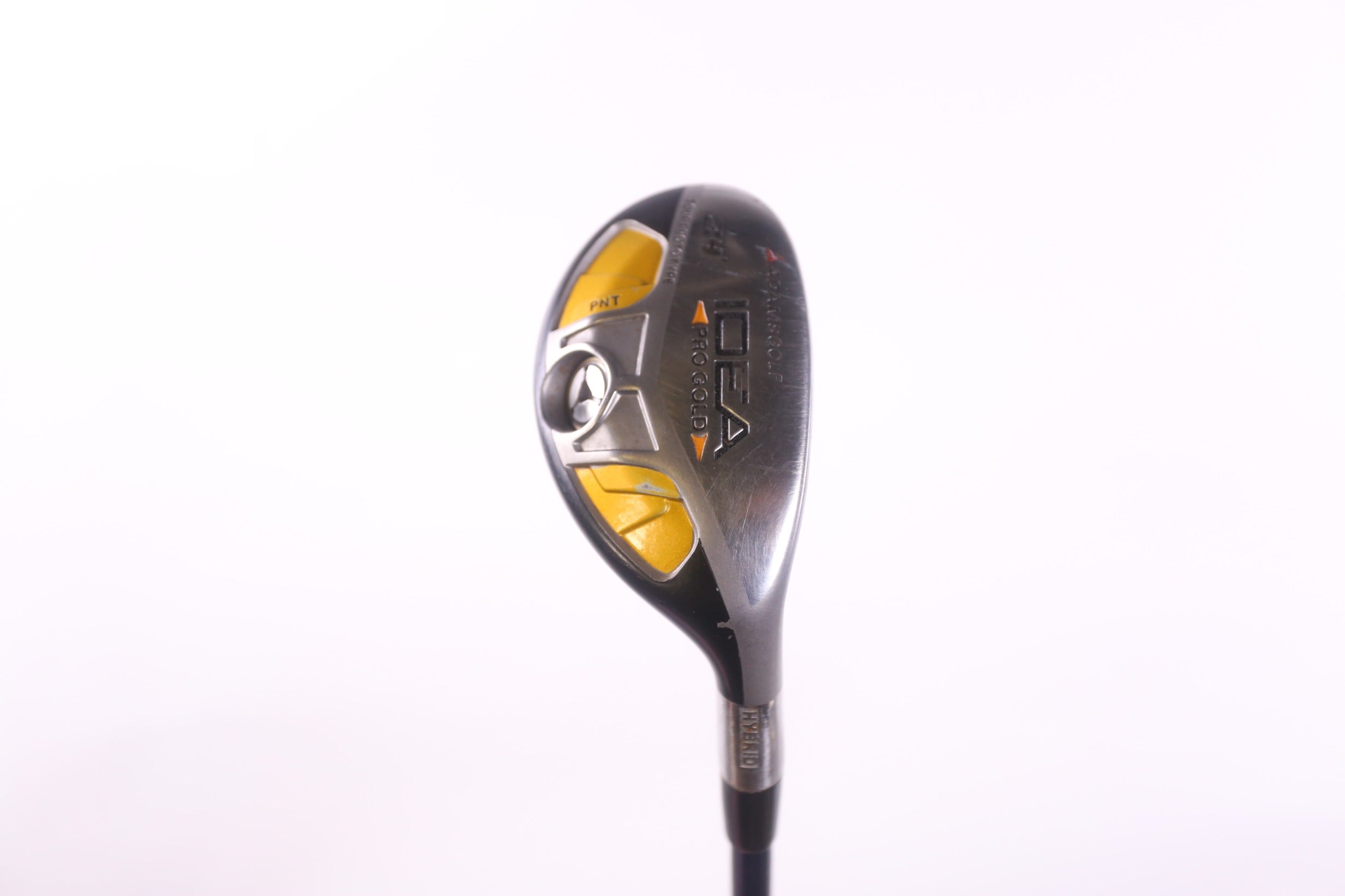 Adams Idea Pro Gold PNT 4H Hybrid Golf Club - 24° Right Handed Extra Stiff Flex - Used - Perfect for Approach Shots & Long Fairway Play
