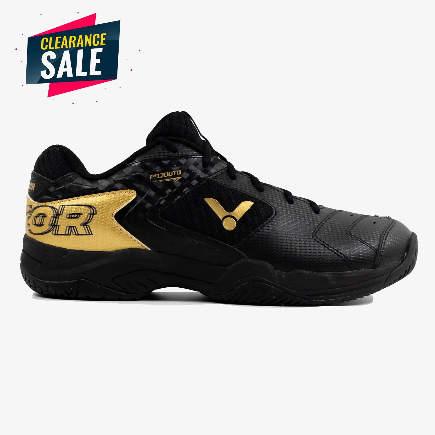 Victor P9200TD CX Badminton Shoes (Abyss Black) - Lightweight & Durable for Competitive Play & Training