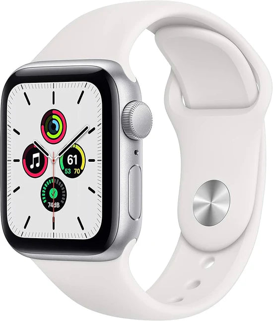 Apple Watch SE 2nd Generation (GPS) 40mm Aluminum Case Smartwatch - Brand New with Fitness Tracking, Heart Rate Monitor & Water Resistance - Perfect for Running, Swimming & Everyday Wear
