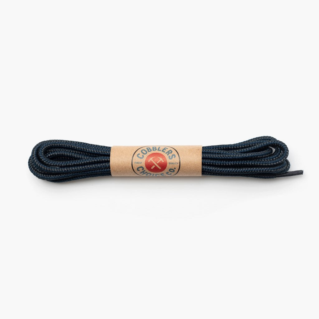 Durable Kevlar® Blend Shoelaces in Navy Blue - Strong & Long-Lasting for Work Boots, Hiking Shoes & Outdoor Activities
