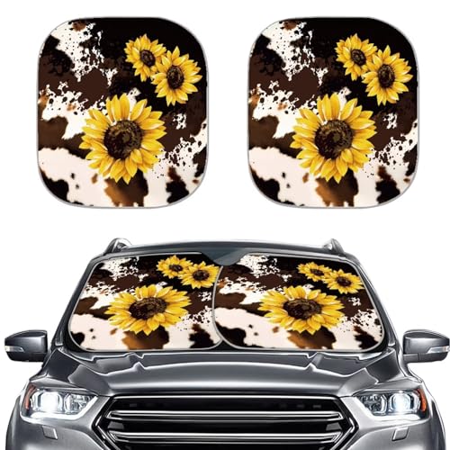 Sunflower Brown Cow Print