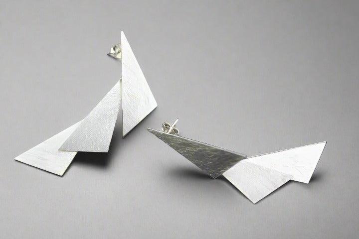 Asteria Silver Stud Earrings for Women - Elegant & Hypoallergenic Jewelry for Everyday Wear & Special Occasions