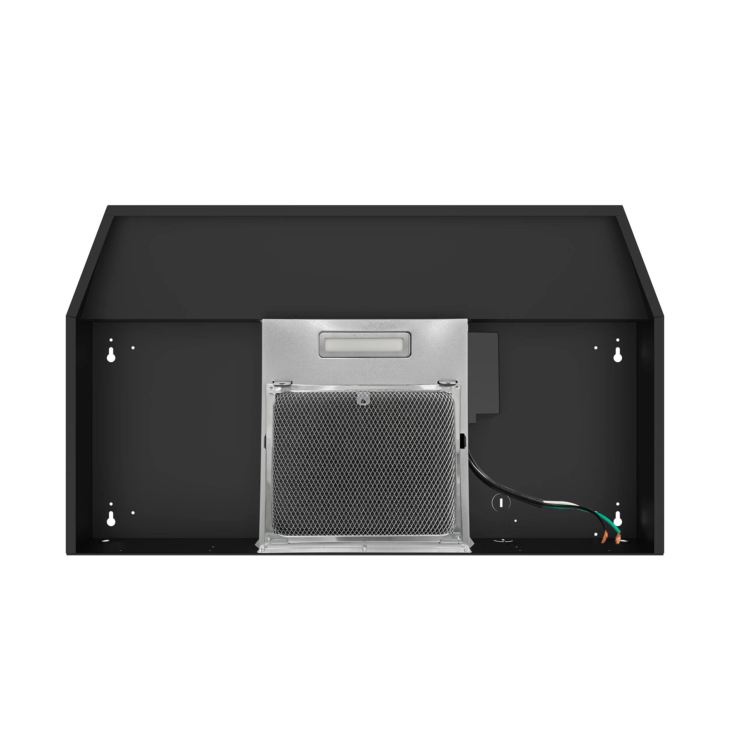 Forno 30 200 CFM Compact Under Cabinet Range Hood in Black - FRHUC5200 30BLK | Powerful Ventilation for Small Kitchens & Apartments