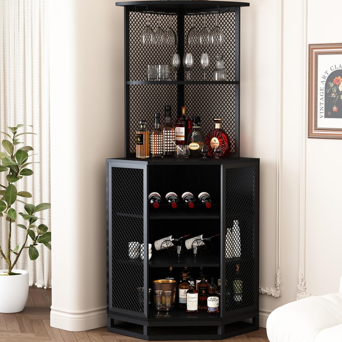 IBF 5-Tier Industrial Corner Bar Cabinet - 71