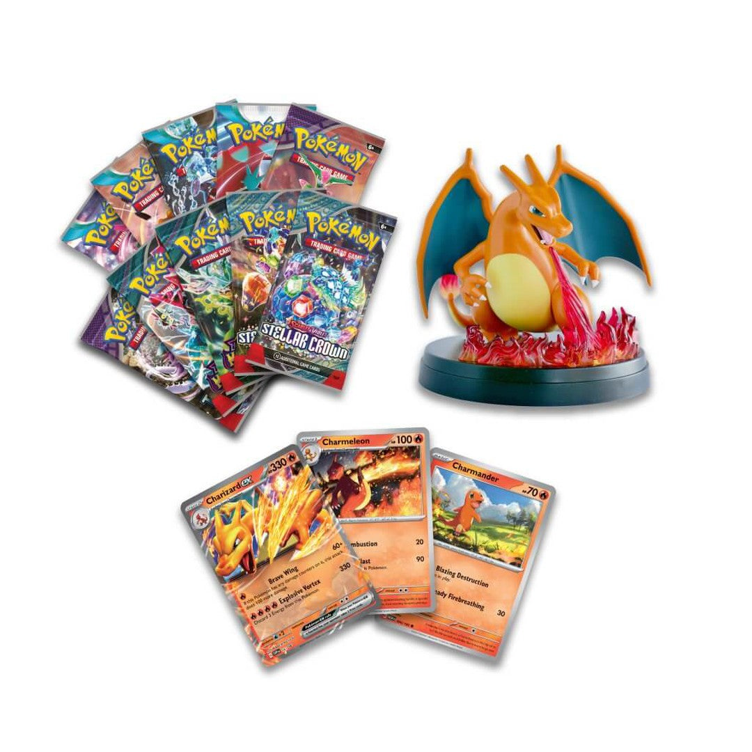 Pokemon TCG Charizard ex Super Premium Collection Box - Rare Trading Cards, Holo Foil & Exclusive Promos | Perfect for Collectors, Battles & Gifts