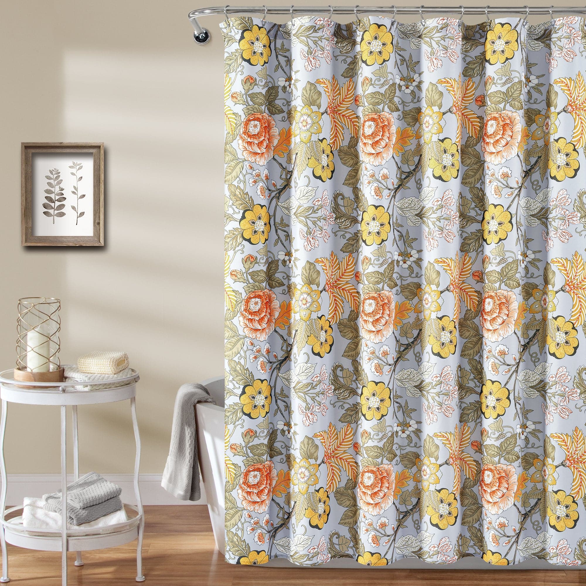 Stylish Sydney Shower Curtain - Waterproof Bathroom Decor with Hooks - Perfect for Modern Homes & Apartments