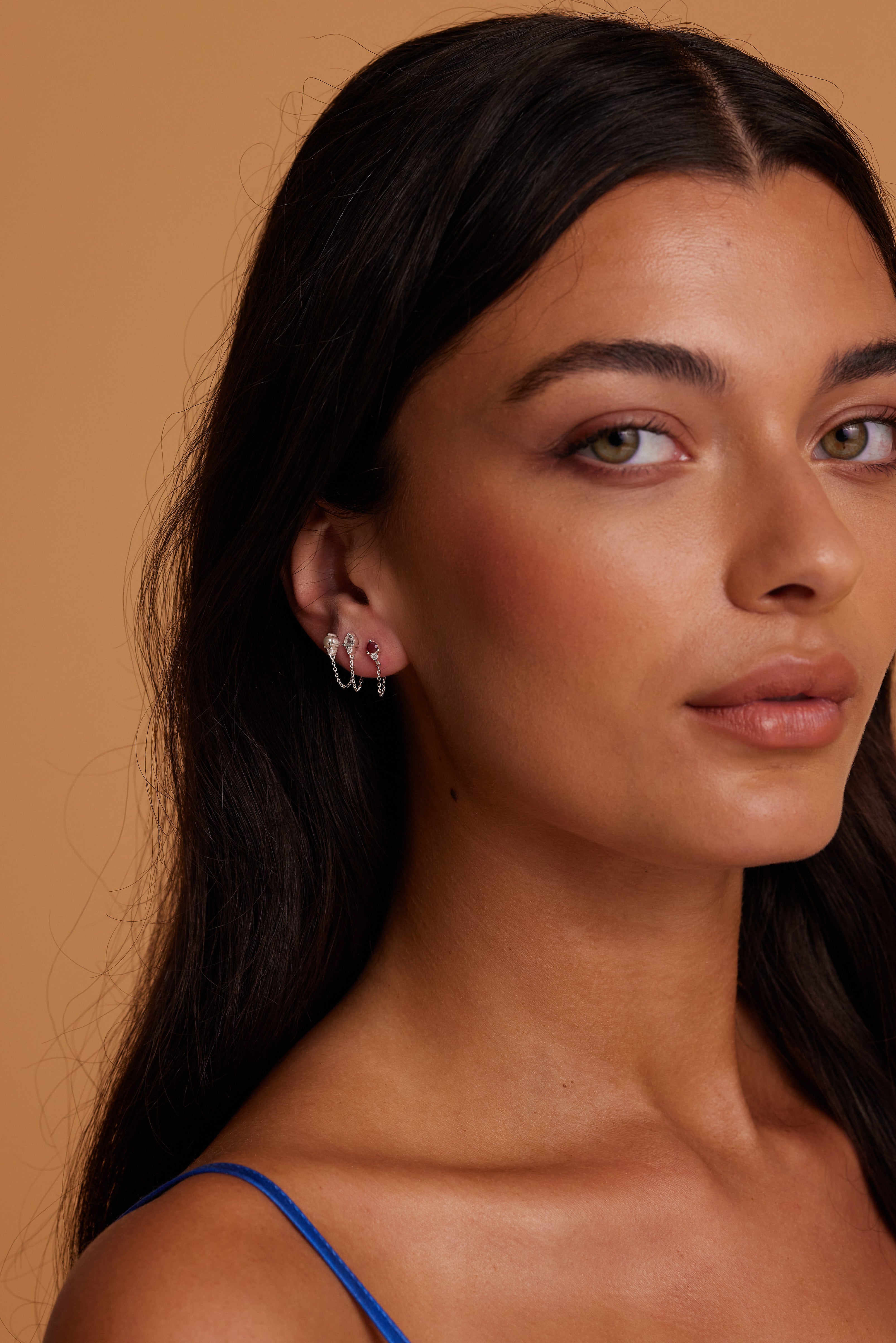 July Birthstone Silver Stud Earrings - Genuine Ruby Gemstone Jewelry for Women - Perfect for Birthdays, Anniversaries & Special Occasions