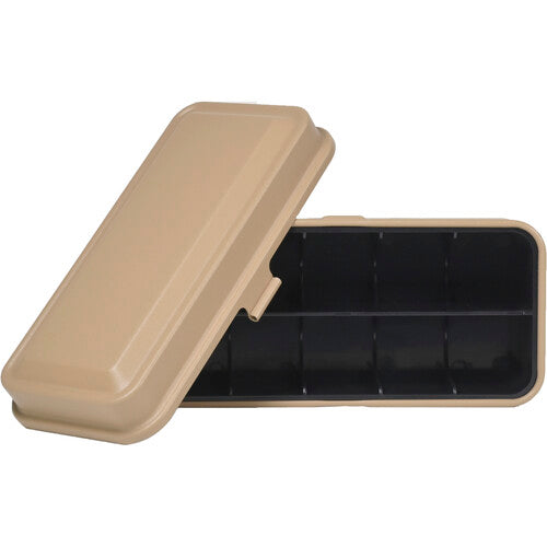 Kodak Steel 120/135 Film Storage Case - Beige Lid & Body | Compact Protective Container for Camera Film Rolls - Perfect for Photographers, Film Enthusiasts & Travel