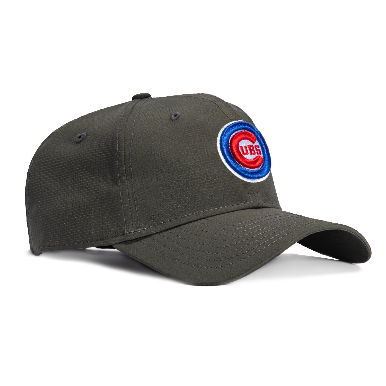 New Era 9twenty Stretch Snapback Ripstop Chicago Cubs Adjustable Baseball Cap - Graphite - Perfect for Baseball Games, Sports Events & Casual Wear