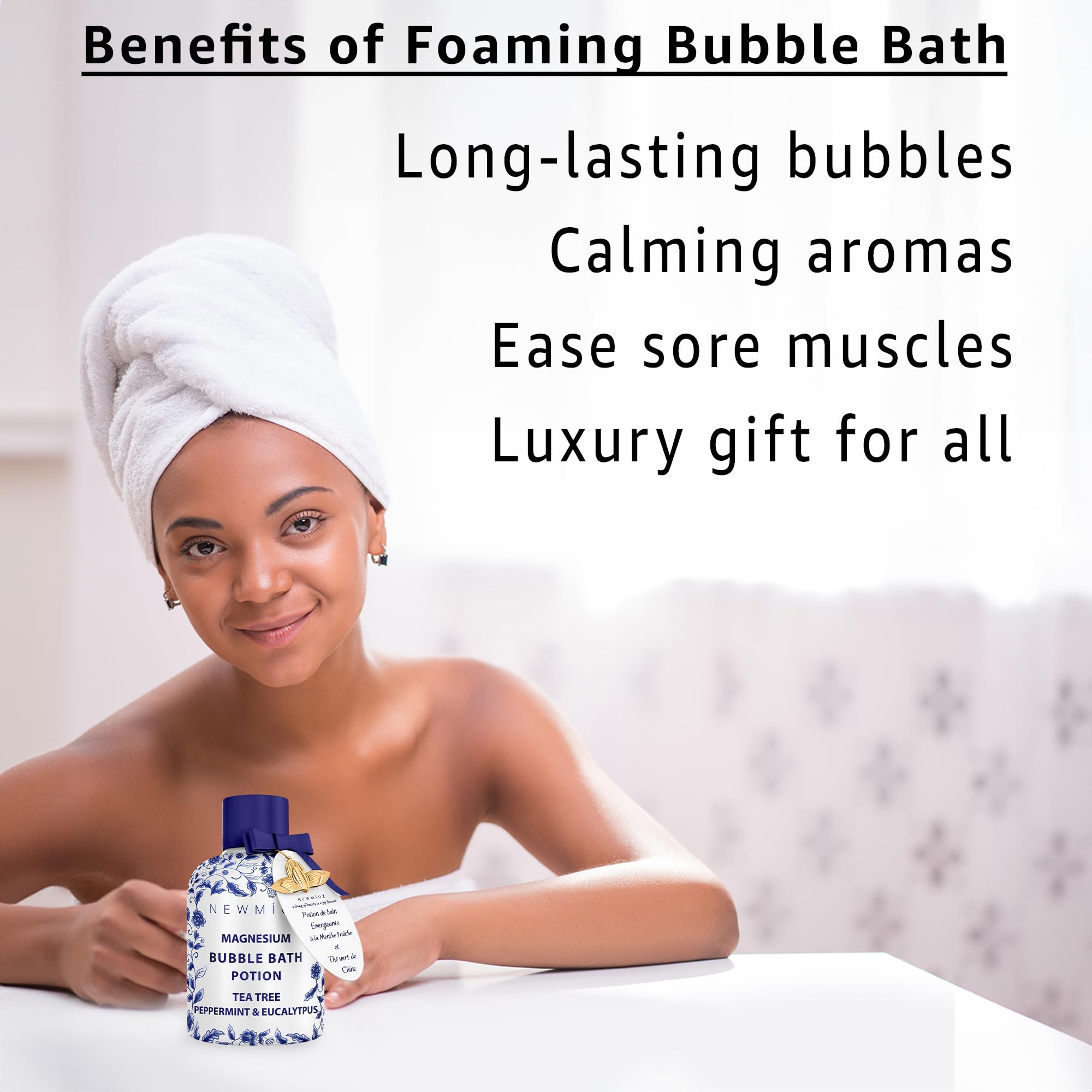 Premium Magnesium Bath Set - Pack of 2 for Relaxation & Muscle Recovery | Spa & Home Wellness Gift