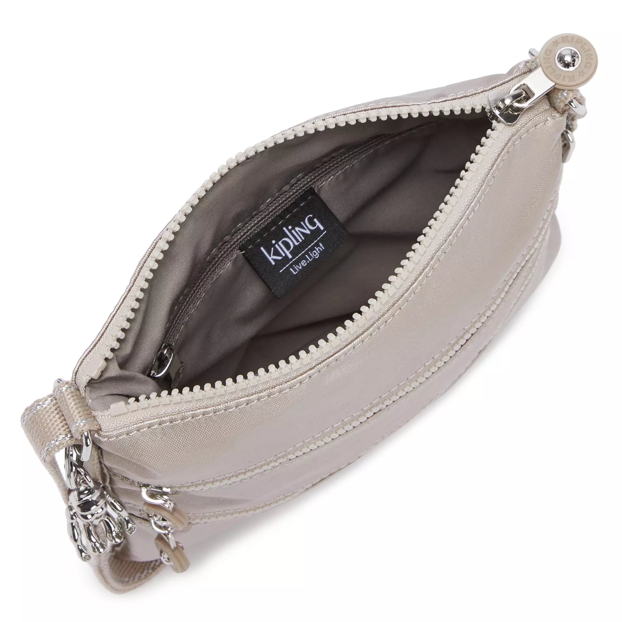 Kipling Keiko Metallic Crossbody Mini Bag - Stylish & Lightweight Purse for Women | Perfect for Travel, Shopping & Everyday Use