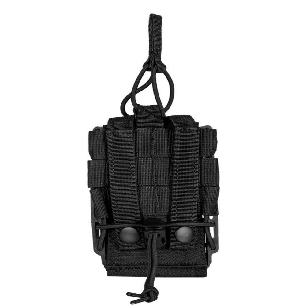Tactical Open Top MOLLE Mag Pouch for AR-15 .223/5.56 & 7.62 NATO - Quick Access Magazine Holder for Military, Hunting & Range Shooting