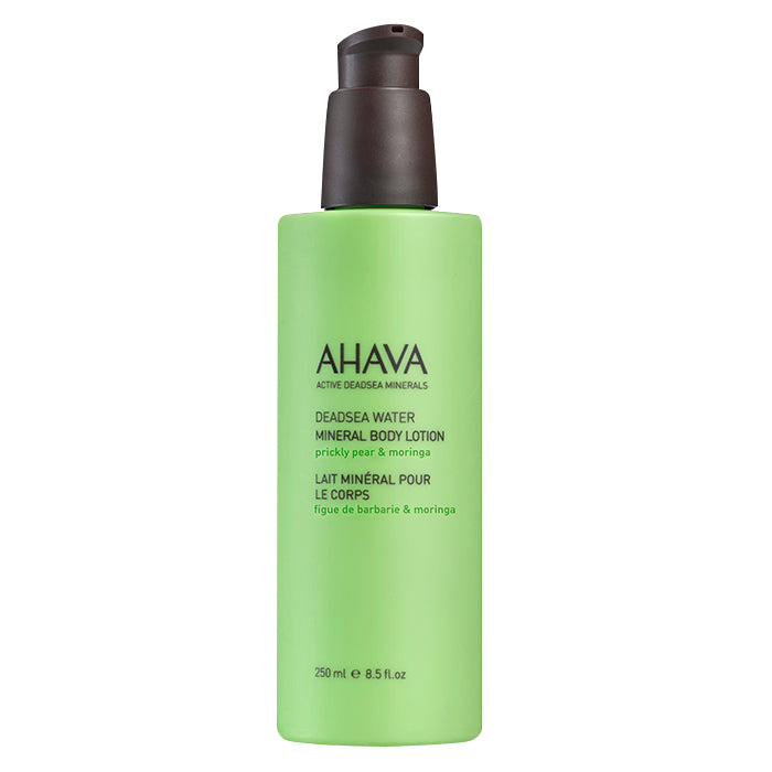 Ahava Mineral Body Lotion with Prickly Pear & Moringa - 8.5 oz Hydrating Moisturizer for Dry Skin - Perfect for Daily Use & Spa Days