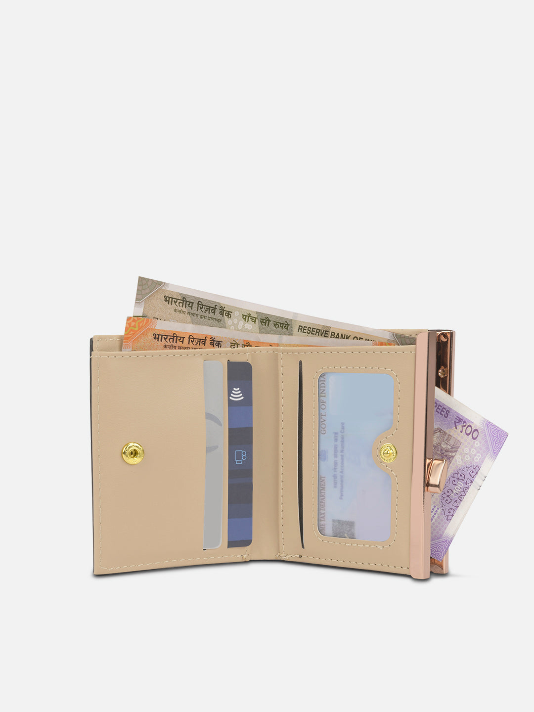 Mono Frame25 Slim Minimalist RFID Blocking Wallet - Compact & Lightweight for Everyday Carry, Travel & Business Use