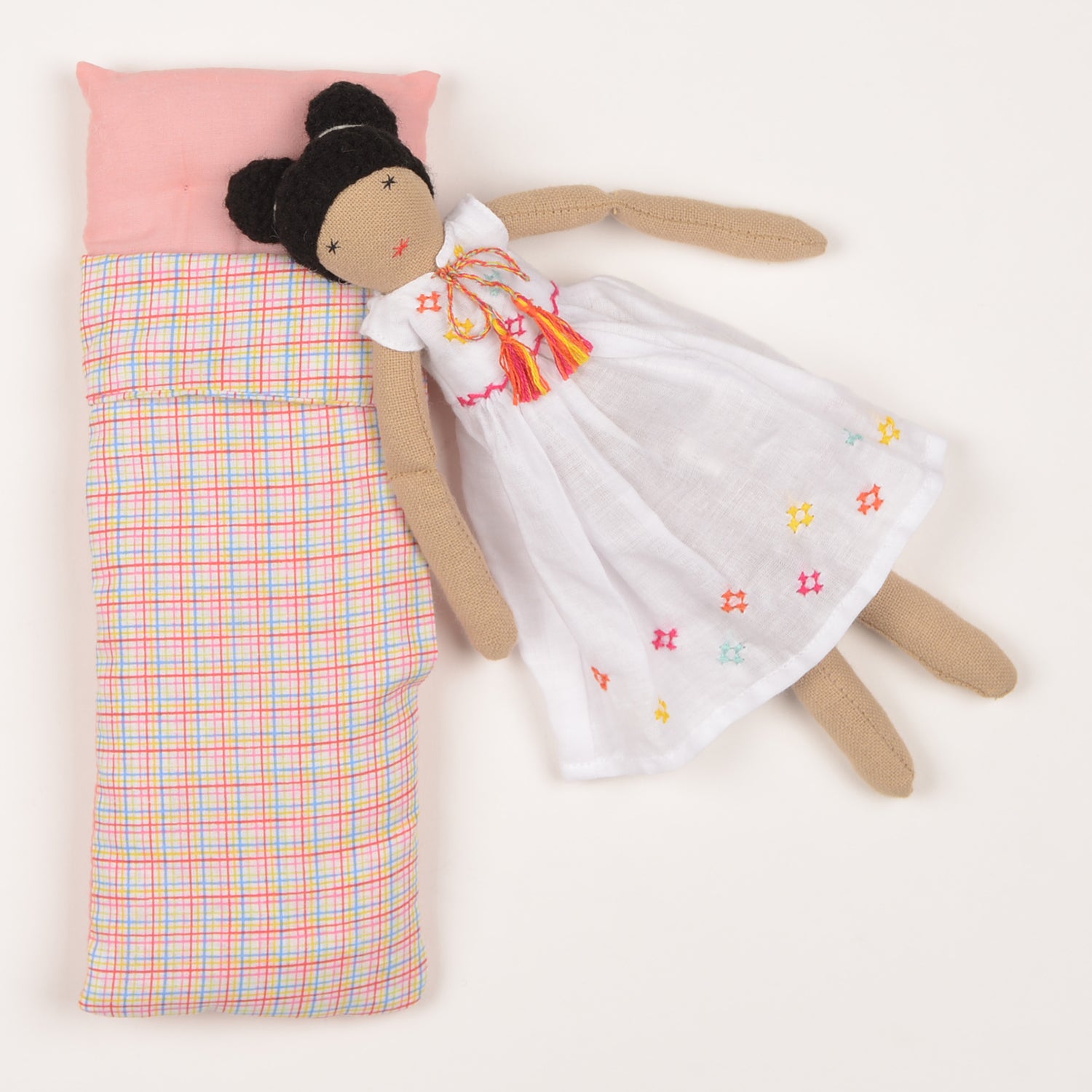 Handmade Mini Nargis Doll - Traditional Handcrafted Collectible for Home Decor, Gift, and Nursery Display