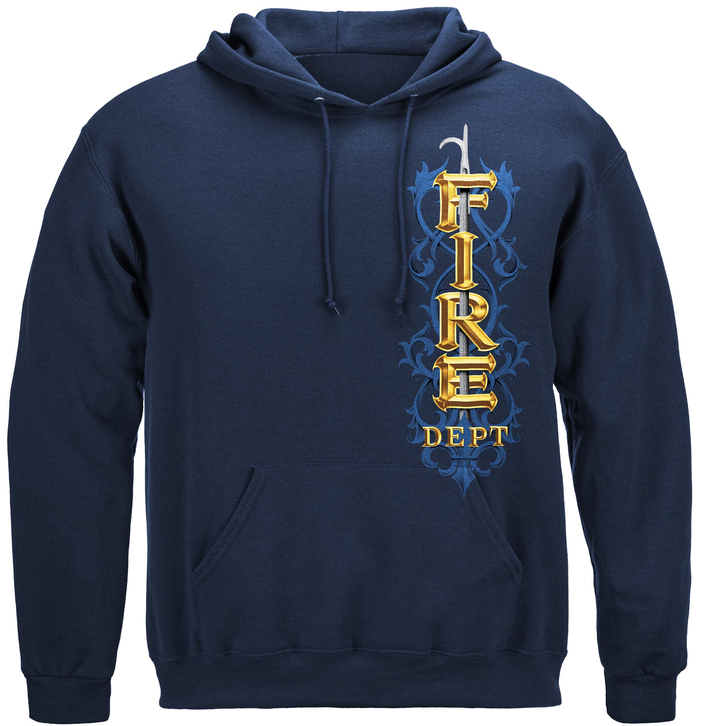 Firefighter Hooded Sweatshirt - Erazor Bits FF2130SW | Comfortable Firefighter Apparel for Work & Casual Wear | First Responder Gifts & Fire Station Merch