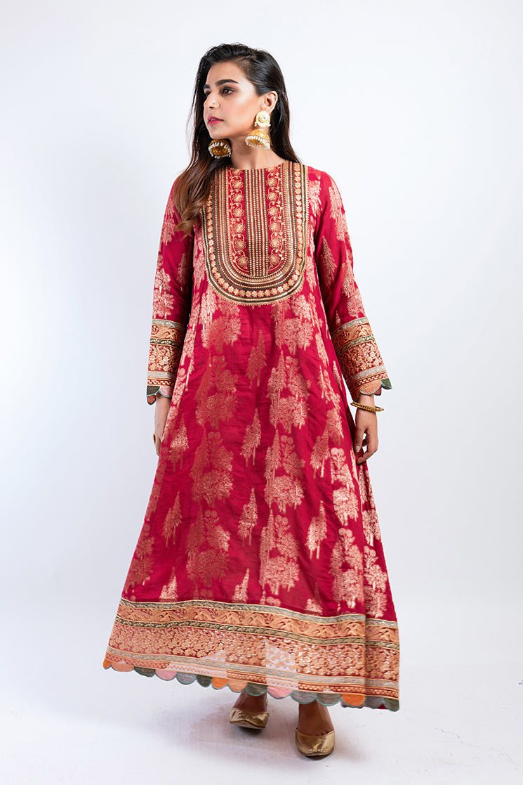 Bagh O Bahar - Premium Handmade Traditional Indian/Pakistani Dress for Women | Perfect for Weddings, Festivals & Special Occasions