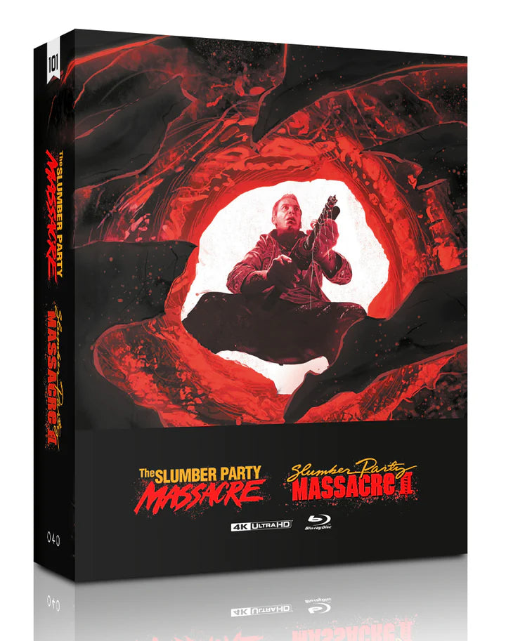 Slumber Party Massacre I & II 4K UHD + Blu-ray Combo Pack | Horror Movie Collection | Perfect for Movie Nights & Halloween Parties