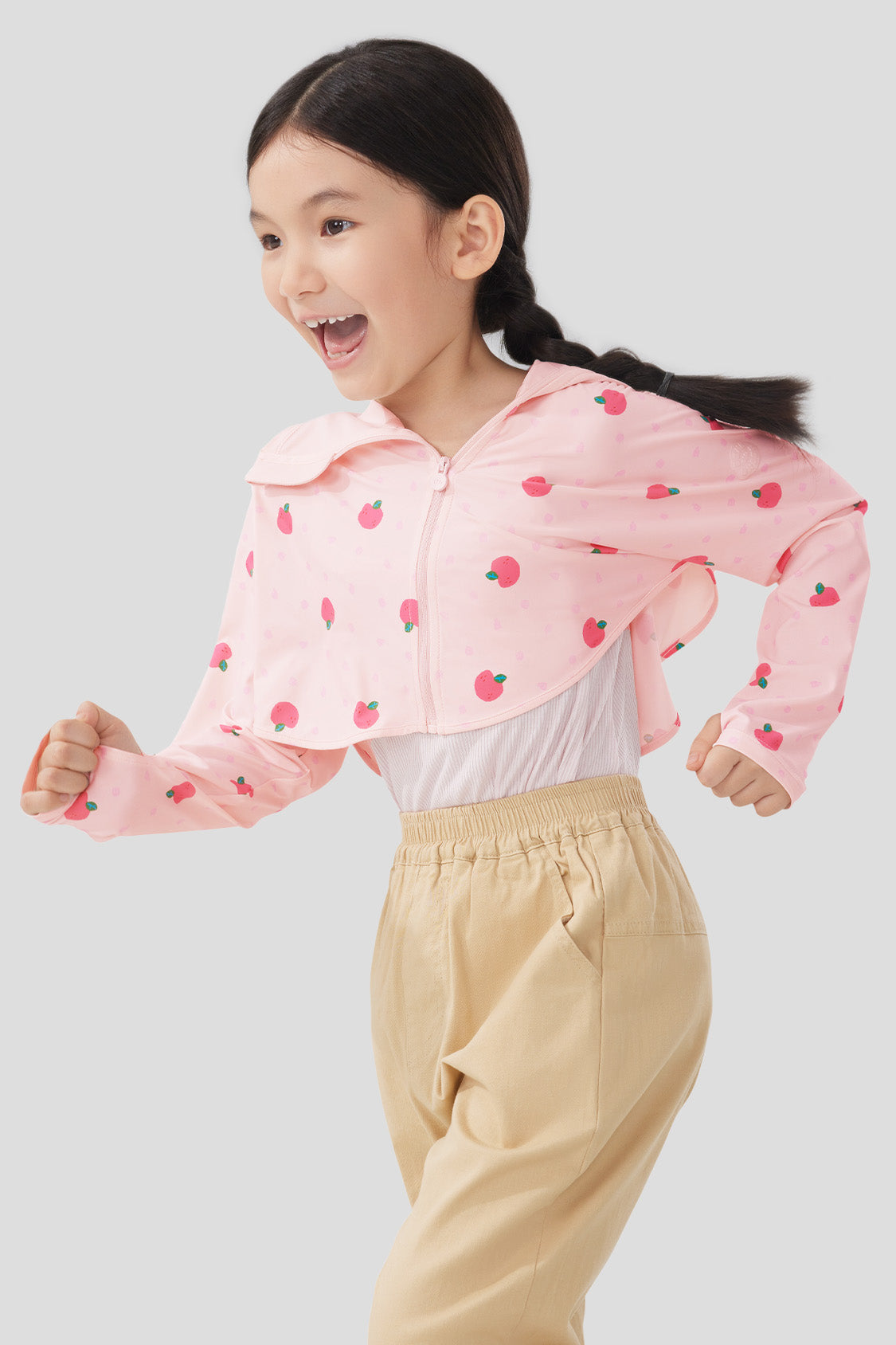 Icecape UPF50+ Kids Sun Protection Jacket - Lightweight UV Blocking Water-Resistant Jacket for Outdoor Activities, Beach, Hiking & Playtime