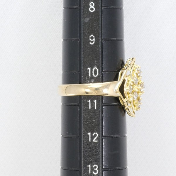 18K Yellow Gold Diamond Ring for Women - Elegant Solitaire Engagement & Wedding Band - Perfect for Proposals, Anniversaries, and Special Occasions