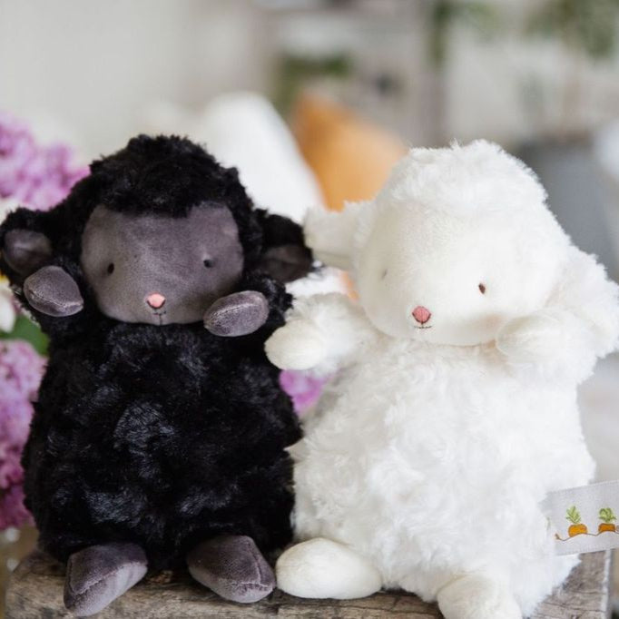 Wee Kiddo the Lamb Plush Toy - Soft Black Stuffed Animal for Kids | Perfect for Nursery Decor, Baby Shower Gifts & Cuddling