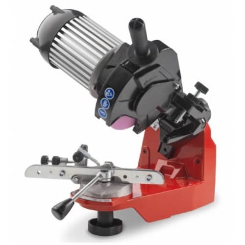 Compact 120V Professional Universal Saw Chain Bench Grinder - Multicolor | Sharpener for Chainsaw Blades | Perfect for Woodworking & DIY Projects