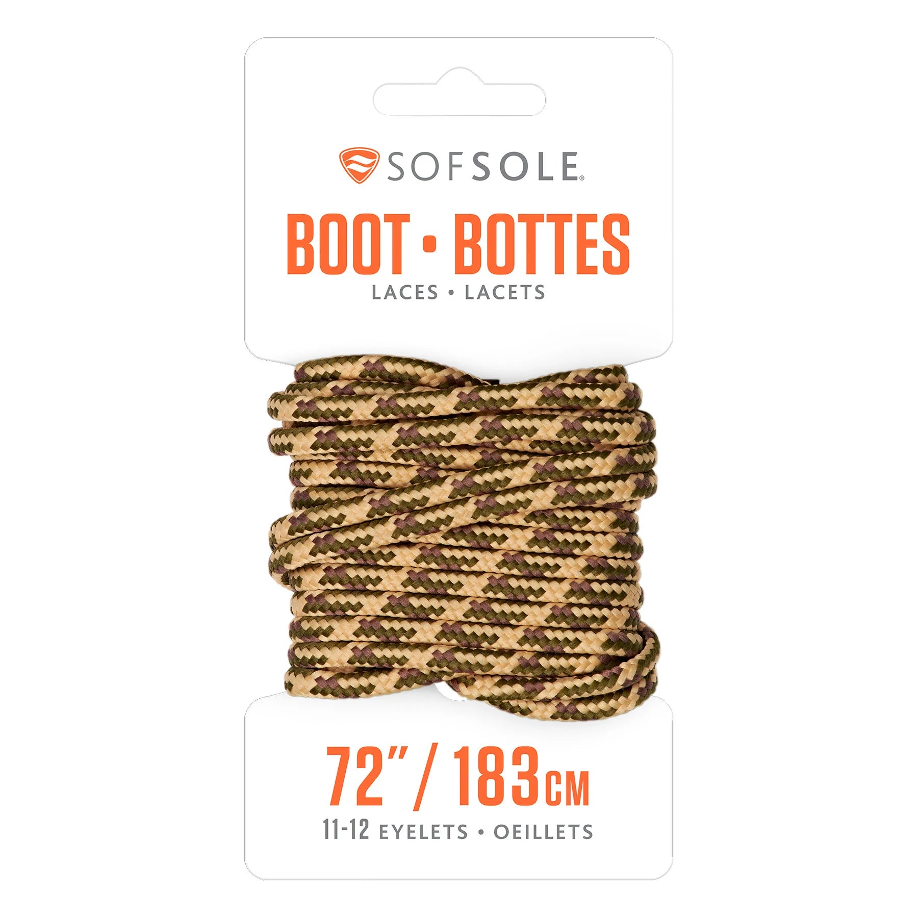 Durable Sofsole Boot Laces for Work & Hiking - Heavy Duty Shoelaces for Boots, Shoes & Outdoor Activities - Perfect for Construction, Military & Everyday Use