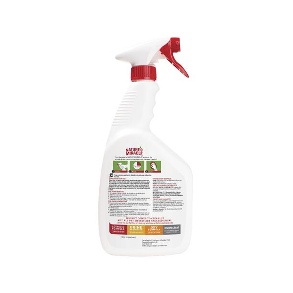 Best Stain & Odor Eliminator Spray for Cats - Removes Pet Urine Smells & Messes - Safe for Carpets, Furniture & Litter Boxes - Perfect for Multi-Cat Homes & Accident Cleanup
