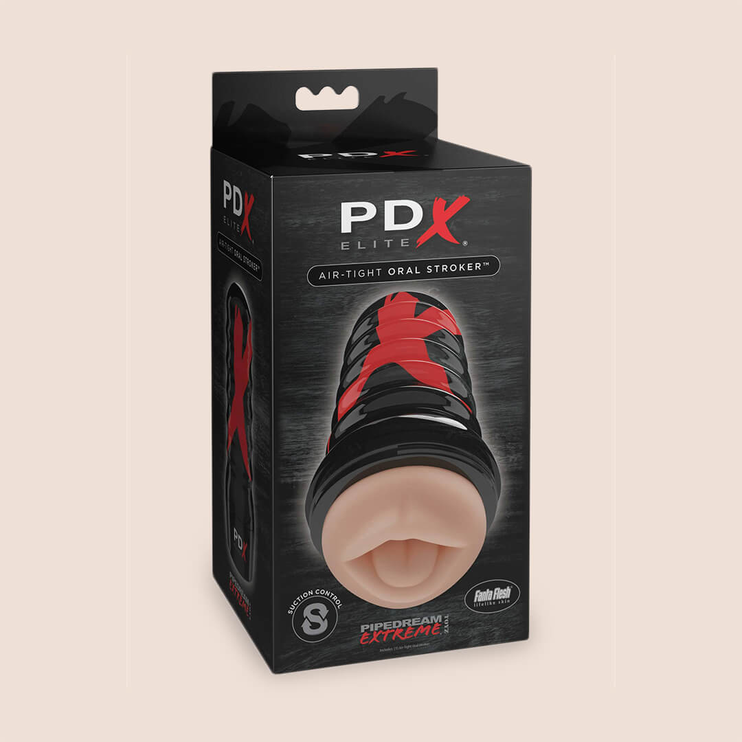 PDX Elite Air Tight Stroker - Adjustable Suction Male Masturbator for Enhanced Pleasure | Perfect for Solo Play & Couples Use