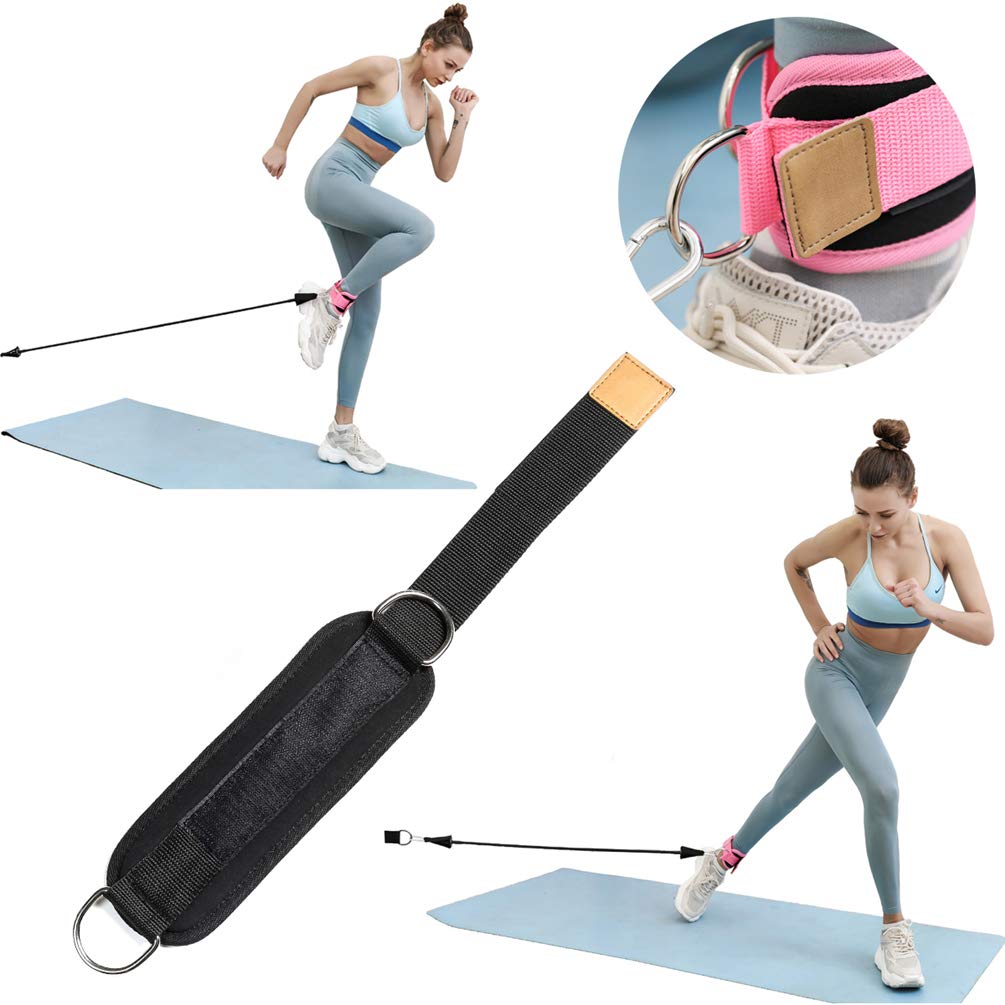 Premium Adjustable Ankle Straps for Home Gym & Workout - Heavy Duty Leg Sleeves with Door Anchor - Tone Legs, Abs & Glutes - Weight Loss & Fat Burning Resistance Bands - Perfect for Strength Training, Yoga, and Physical Therapy