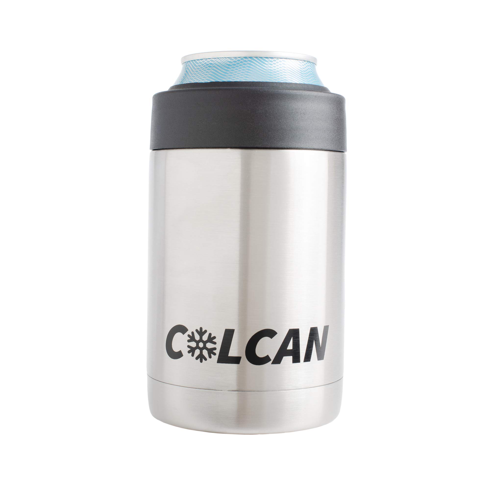 12oz Stainless Steel Double Wall Insulated Beer & Soda Can Cooler - Keep Drinks Cold for Hours, Perfect for BBQs, Camping & Outdoor Parties