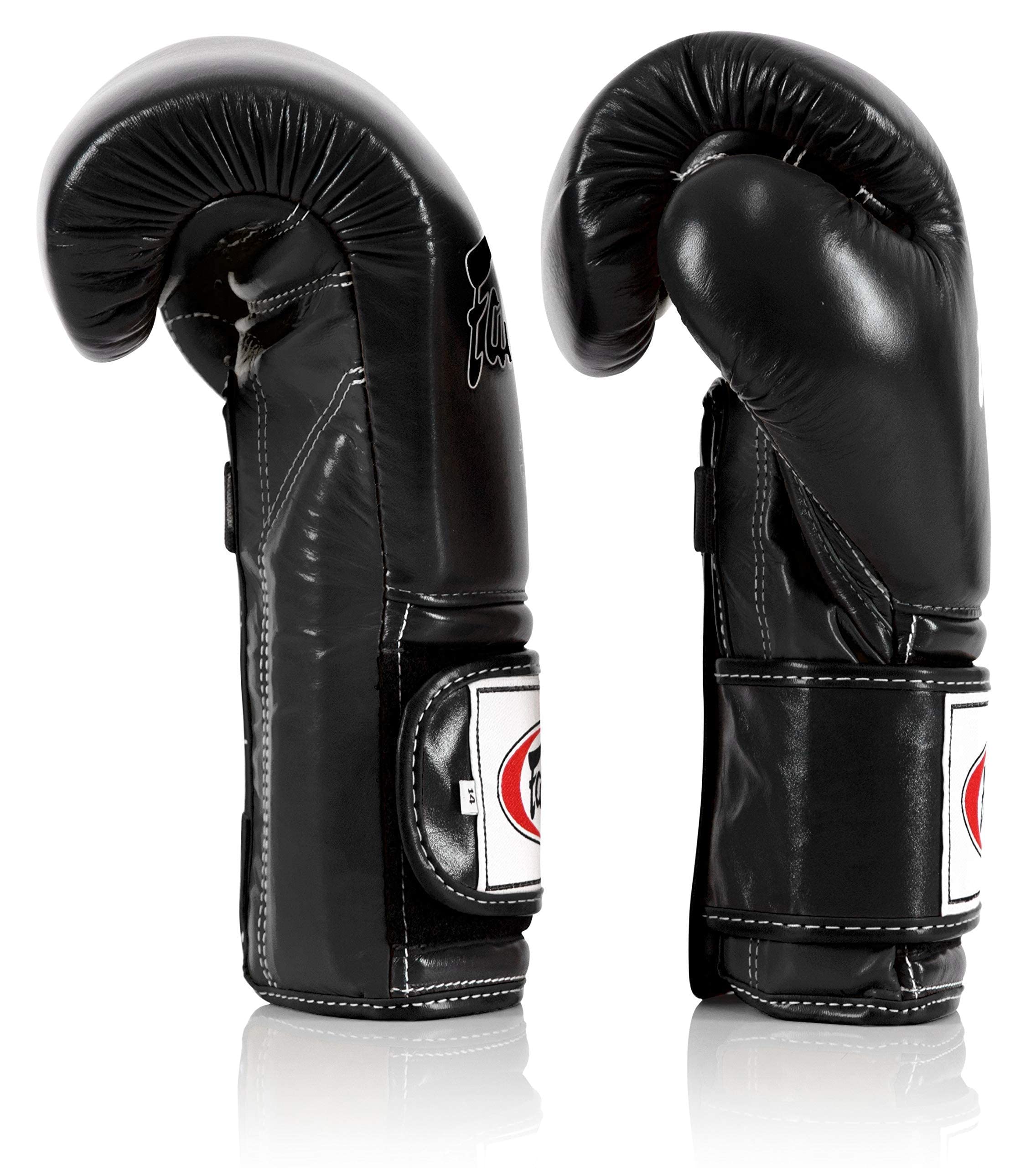 Fairtex BGV9 Muay Thai Boxing Gloves for Professionals & Trainers - Mexican Style MMA Gloves for Heavy Hitters | Lightweight, Shock-Absorbent Punching Gloves for Kickboxing, Martial Arts & Training