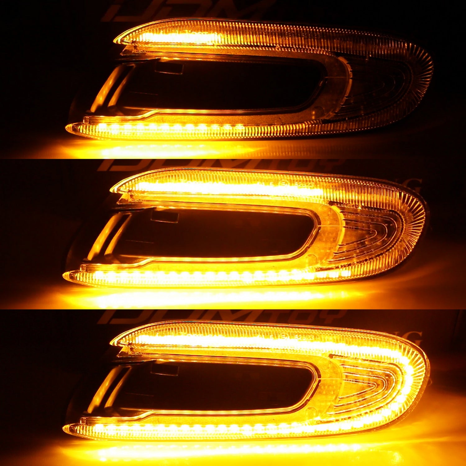 Amber LED Sequential Blinker Side Marker Light for MINI Cooper F55 F56 F57 - Durable Waterproof Turn Signal Light for Enhanced Safety & Style (Perfect for Night Driving & Custom Car Mods)