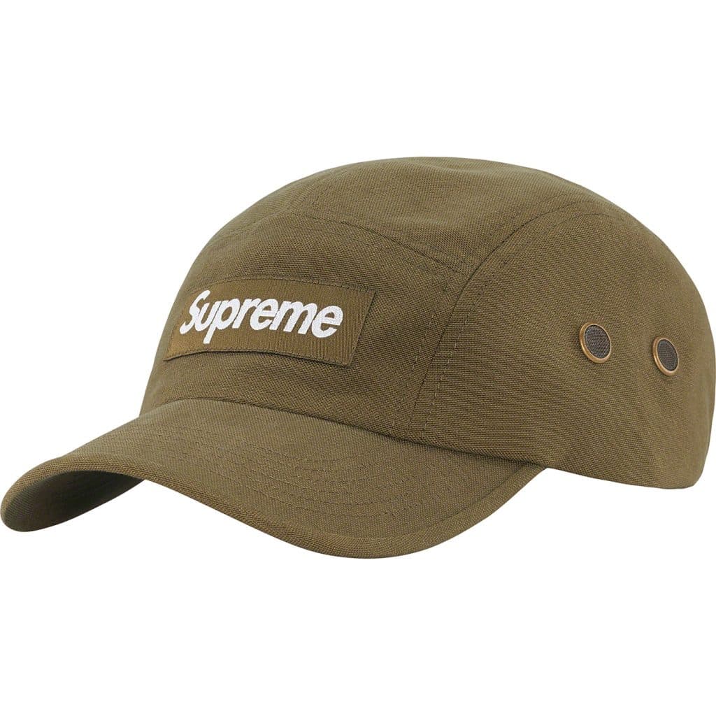 Supreme Brushed Cordura Camp Cap - Olive Green Outdoor Hat for Hiking, Camping & Streetwear Fashion