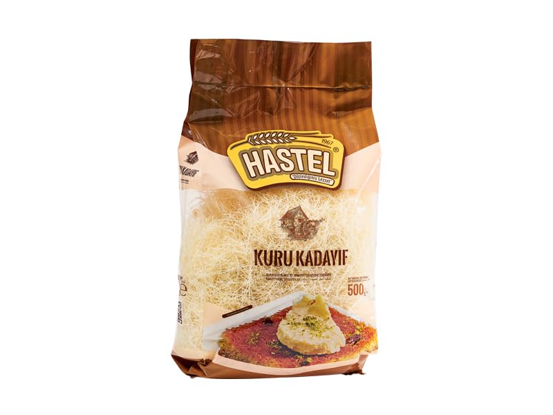 Kataifi Shredded Fillo Dough 500g (1.1 lb) - Premium Kadayif Pastry for Dubai Chocolate Bar & Pistachio Knafeh - Perfect for Middle Eastern Desserts & DIY Sweet Treats