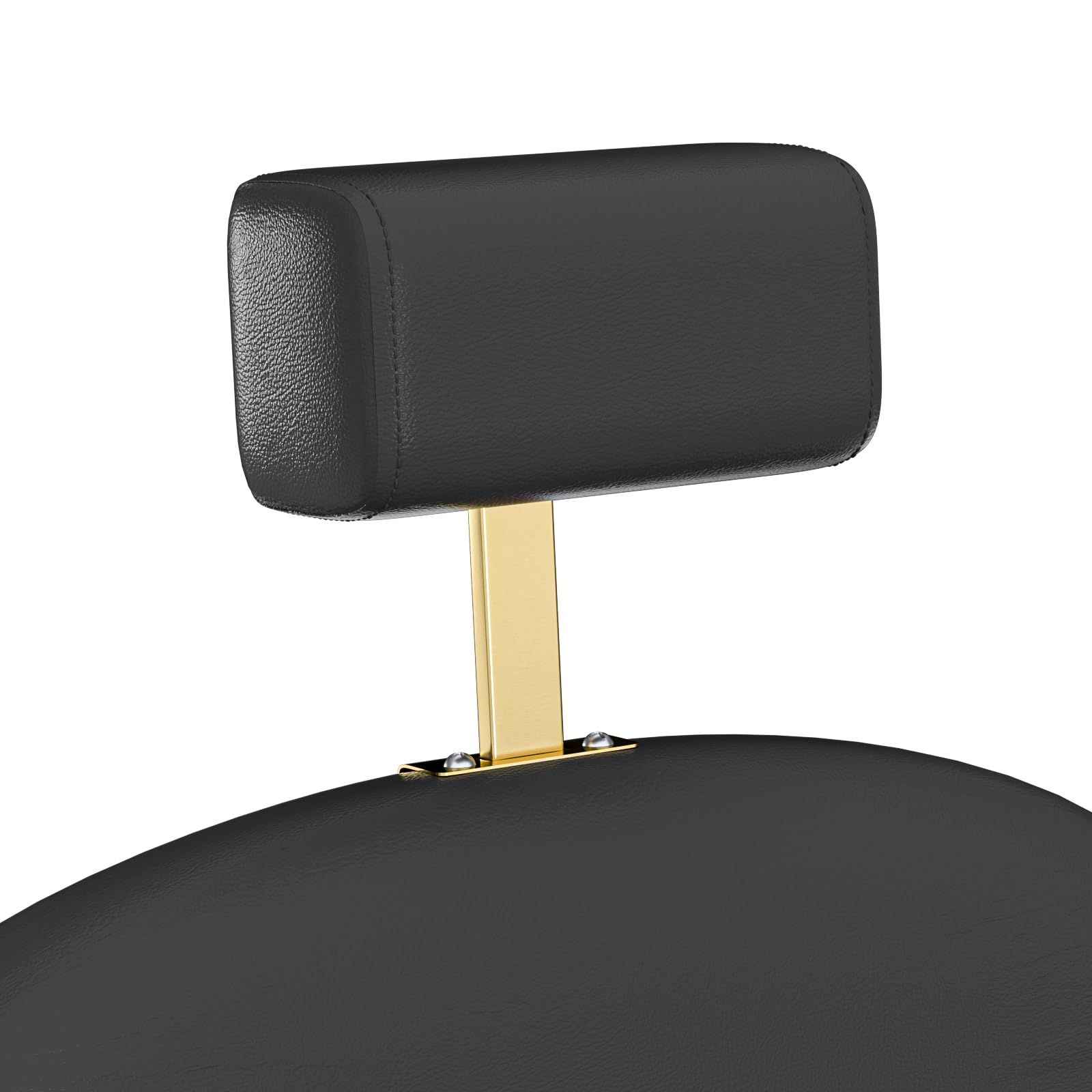 Premium Black & Gold Hydraulic Barber Chair - 360° Swivel, Height Adjustable & Reclining Salon Styling Chair with Lifting Headrest | Comfortable Hairdresser Chair for Salons, Barbershops & Home Use