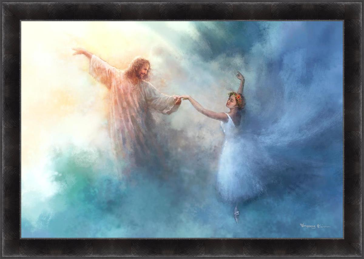 A Pas De Deux By Yongsung Kim - Ballet Dance Art Print - Elegant Wall Decor for Home, Office & Dance Studios