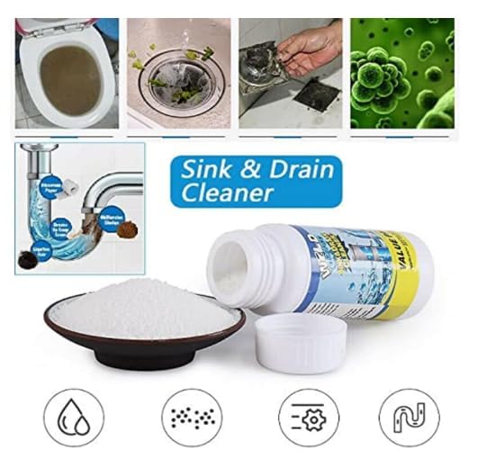 **Wild Tornado Sink & Drain Cleaner Powder – Powerful Clog Remover for Sinks, Toilets, Pipes & Septic Tanks | Fast-Acting Drain Unblocker for Kitchen, Bathroom & Laundry | Safe & Effective Pipe Cleaner (Pack of 1)**
