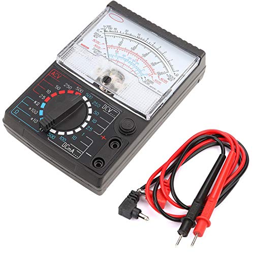 Oumefar Analog Pointer Multimeter - 18 Gears & 21 Range Multitester for AC/DC Voltage, Current, Resistance, Continuity Testing | Perfect for Home, Automotive & Electrical Repairs