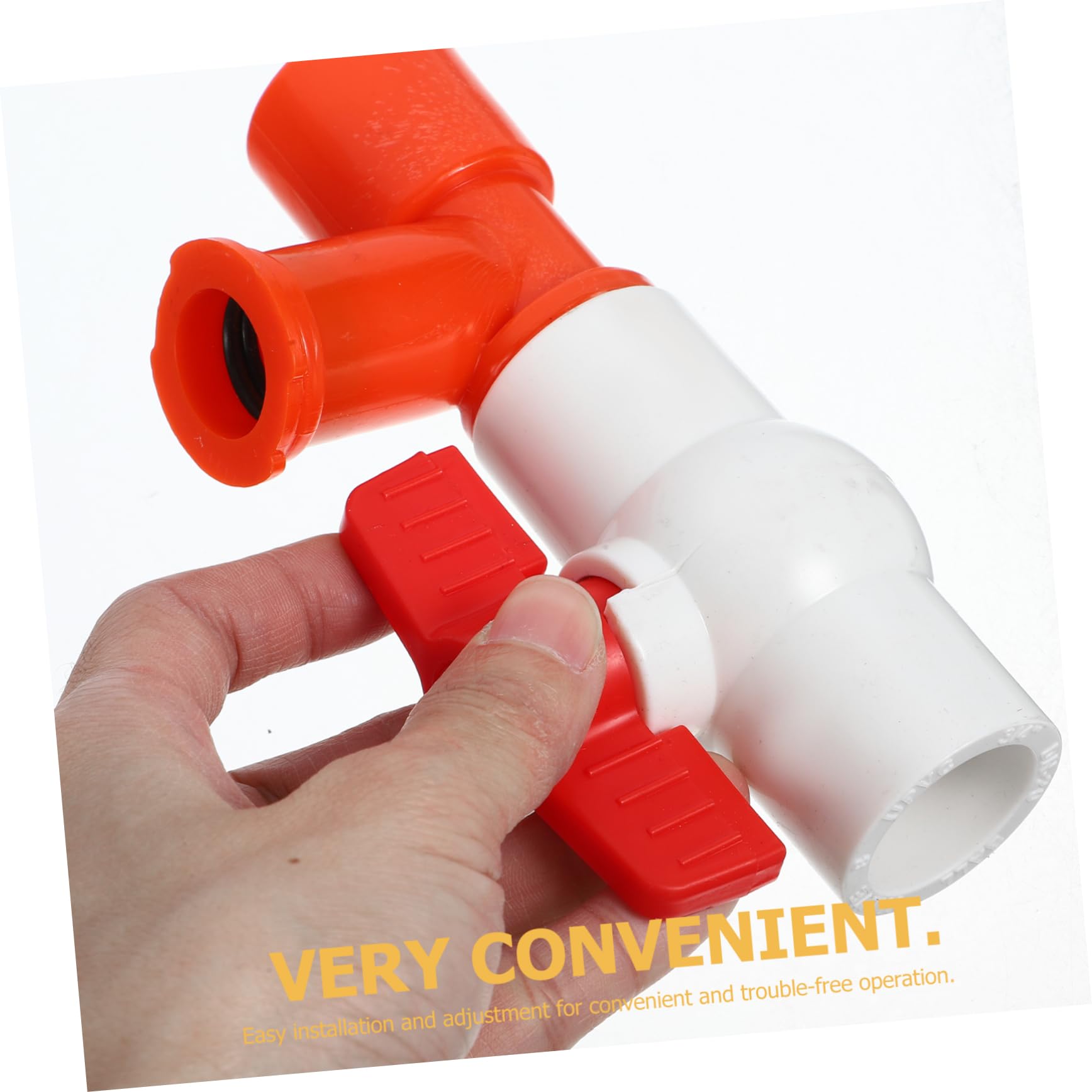BCOATH Water End Valve Set - Pressure Regulator with Water Level Display for Hose Coop - Perfect for Garden Irrigation, Poultry Watering Systems & Farm Equipment Maintenance
