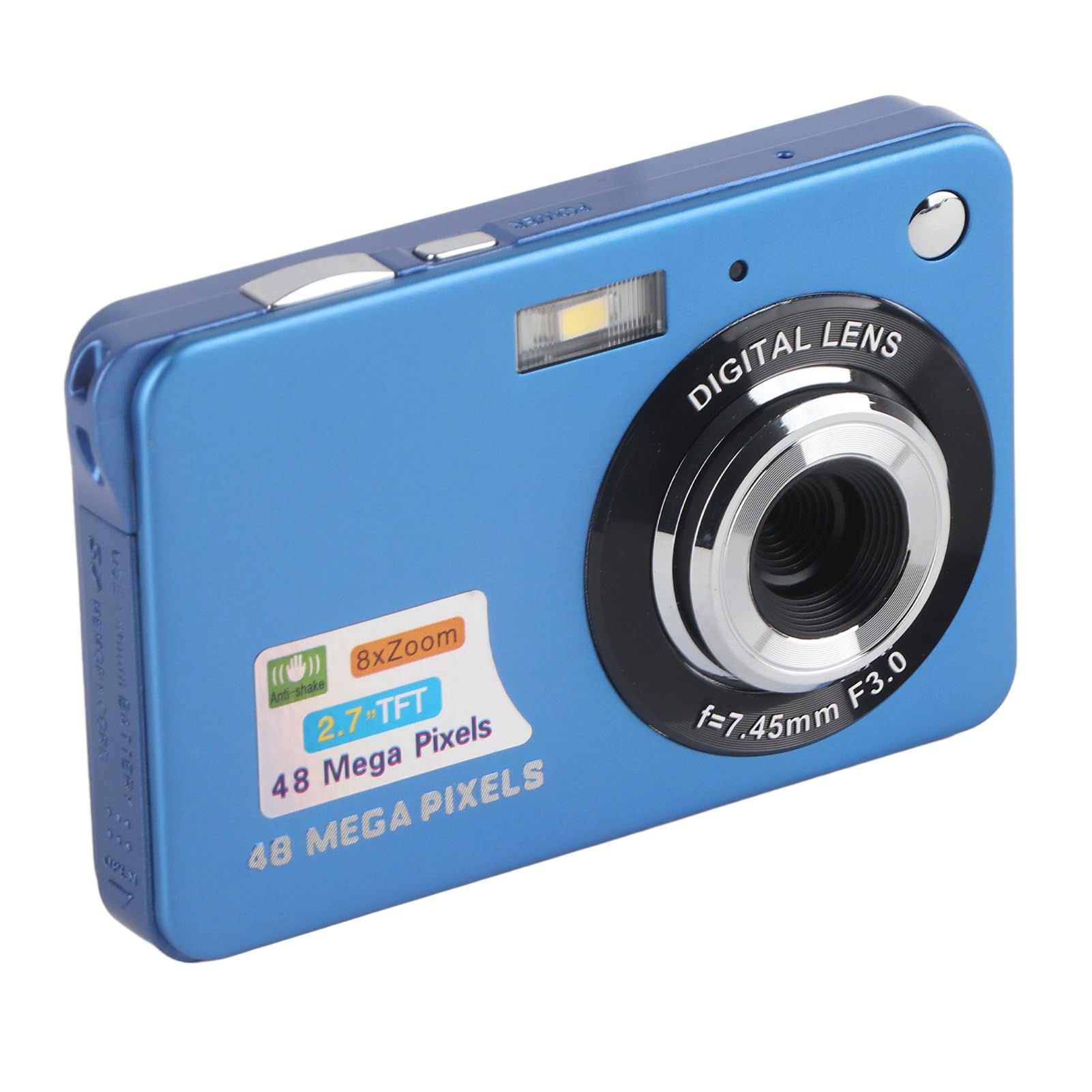 4K 48MP Digital Camera with 8X Zoom & 2.7