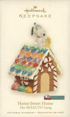 Hallmark Keepsake Ornament - Home Sweet Home with The Peanuts Gang (2008) | Christmas Tree Decor, Gift for Peanuts Fans, Holiday Home Decor