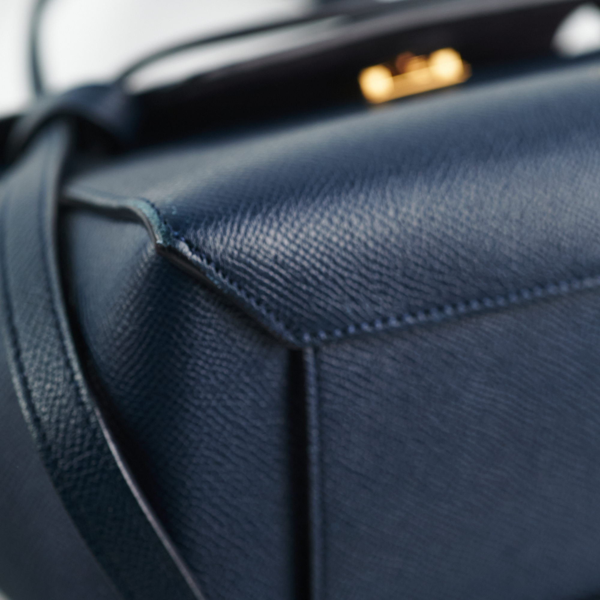 Celine Micro Belt Bag for Women | Dark Blue Crossbody Bag | Luxury Leather Handbag for Work, Travel & Everyday Use