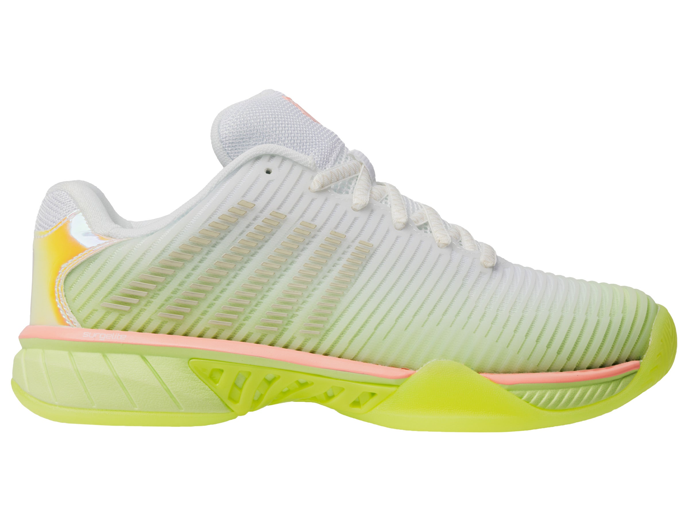 Hypercourt Express 2 Lucky in Love Women's Tennis Shoes - White/Lemon Frost/Beige | Lightweight Cushioned Court Sneakers for Women | Perfect for Tennis, Gym Workouts & Casual Wear