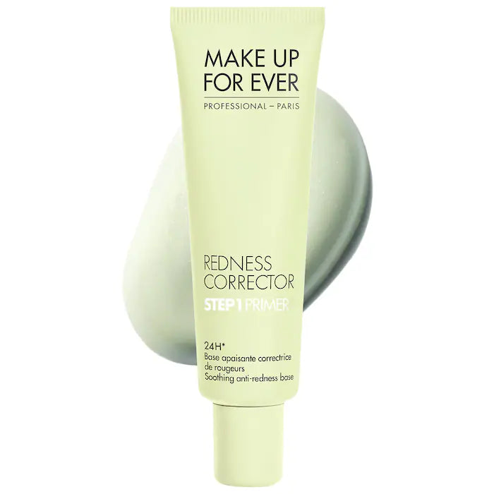 MAKE UP FOR EVER Step 1 Skin Equalizer Redness Correcting Primer - Color Correcting Makeup Base for Flawless Complexion | Perfect for Sensitive Skin & Rosacea Coverage