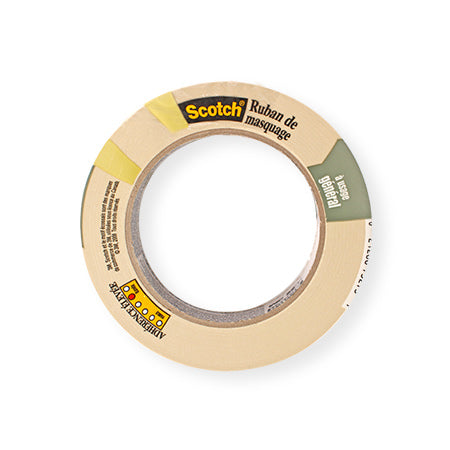 3M All Purpose Masking Tape - 1.41 Inch x 60 Yards, High Adhesion Painters Tape for Home Improvement, DIY Projects, and Crafting - Perfect for Painting, Labeling, and Temporary Bonding