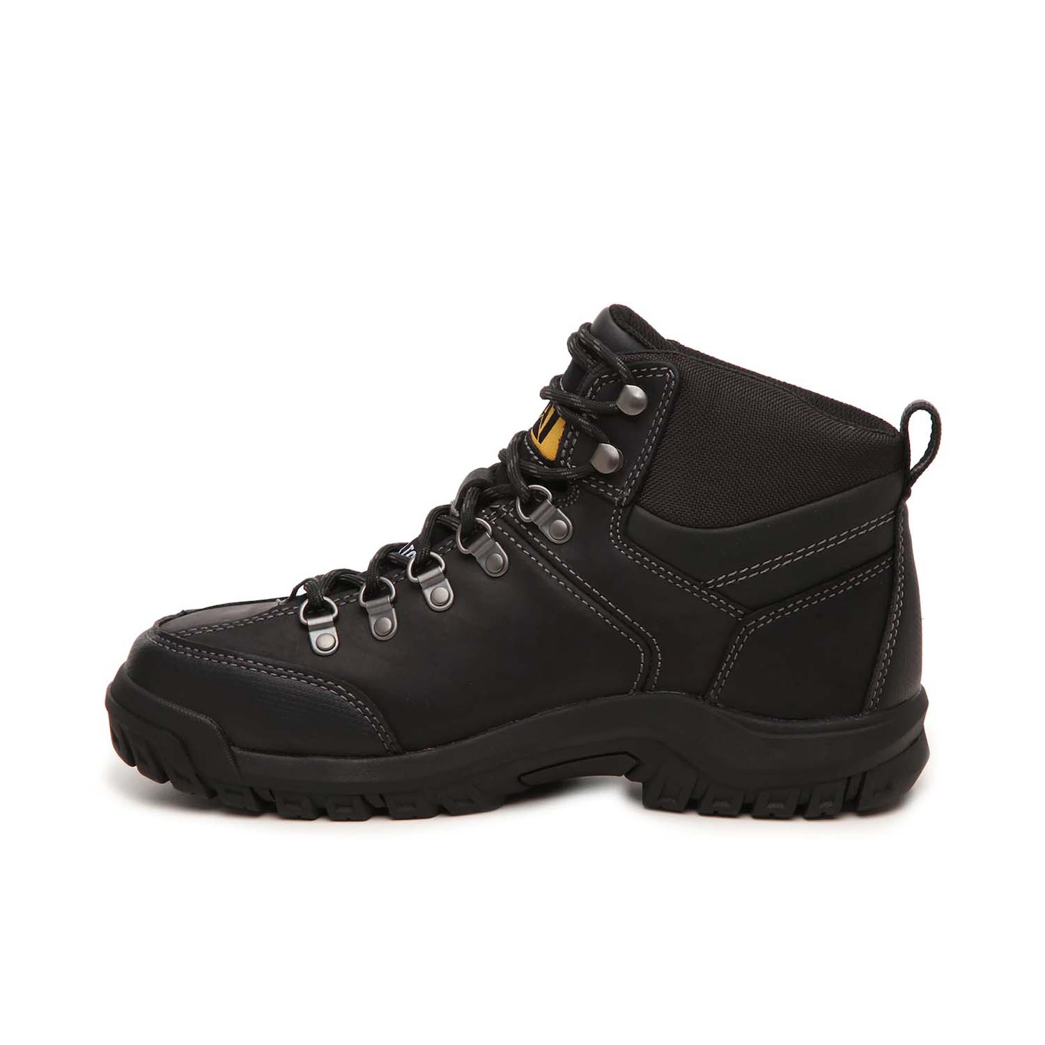 Threshold Steel Toe Waterproof Work Boots for Men - Black Safety Shoes for Construction, Warehouse & Outdoor Work