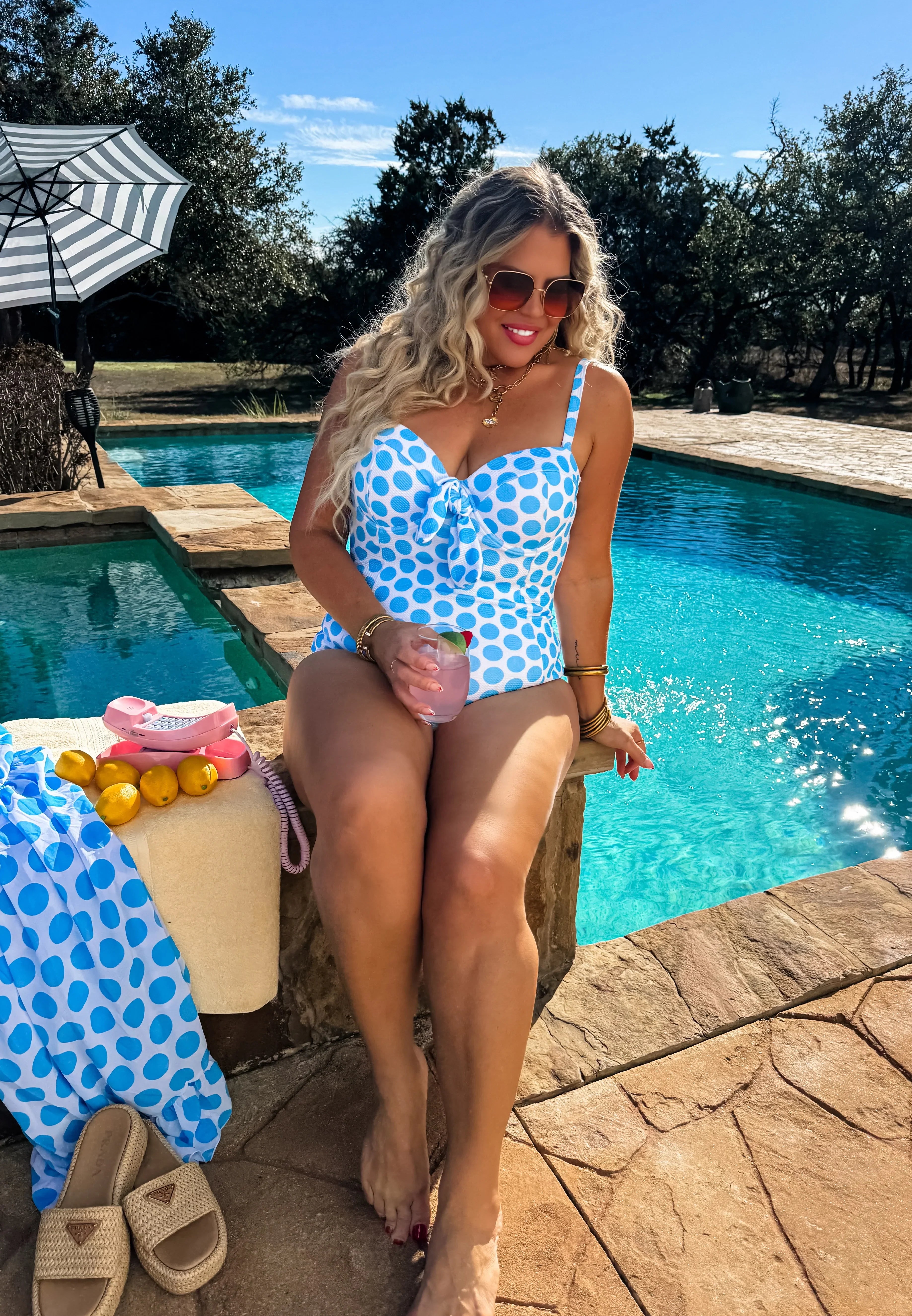 Dolce Vita Women's Swimwear Set - Trendy Bikini & Cover Up for Beach, Pool & Vacation | Preorder Now
