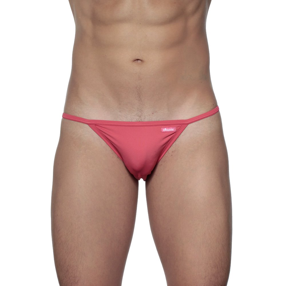 Groovin' String Bikini Rouge Red - Sexy Swimwear for Beach & Pool Parties, Summer Vacations