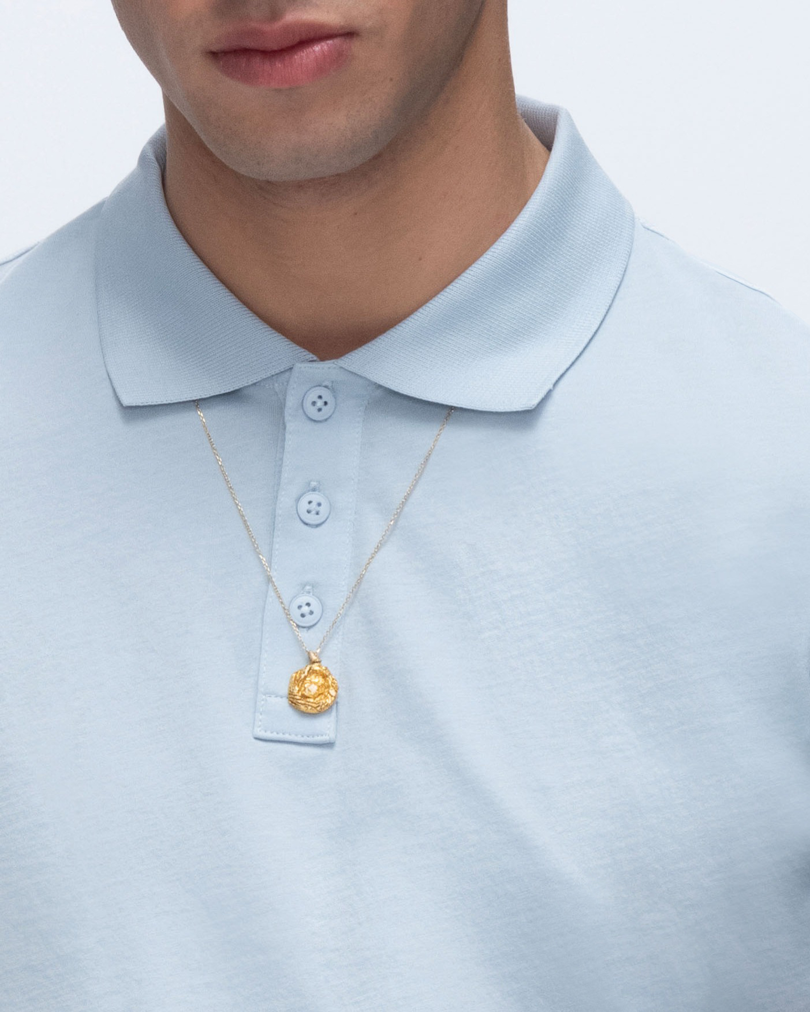 Classic Jersey Polo Shirt for Men - Comfortable Cotton-Blend Blue Polo - Perfect for Casual Wear, Golf & Office